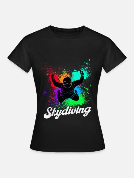 Fallschirmsport - Frauen T-Shirt - Schwarz