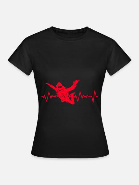 Fallschirmsport - Frauen T-Shirt - Schwarz