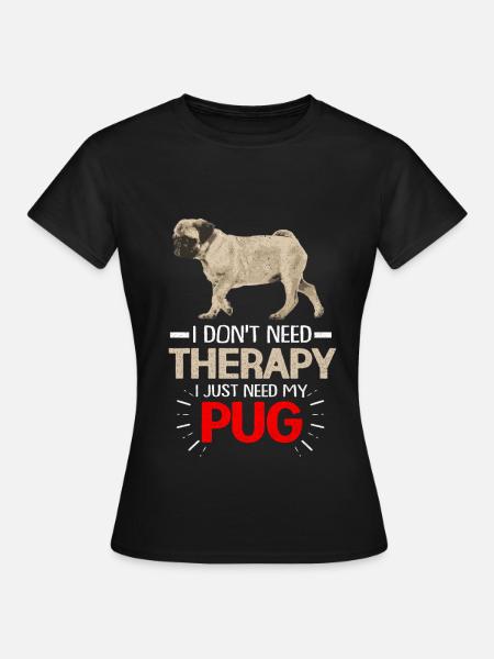 Mops - Frauen T-Shirt - Schwarz