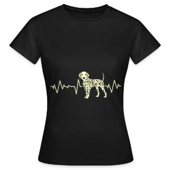 Dalmatian - Women's T-Shirt - black - Front - AI Model Female 172 dark (172cm)