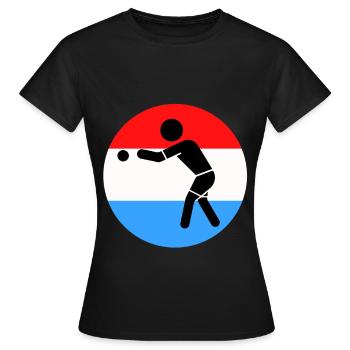 Pétanque - Women's T-Shirt - black - Front - AI Model Female 172 dark (172cm)