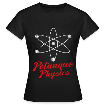 Pétanque - Women's T-Shirt - black - Front - AI Model Female 172 dark (172cm)