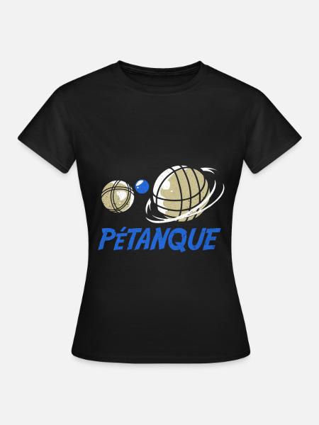 Pétanque - T-shirt Femme - noir
