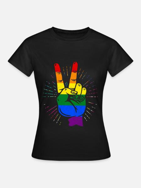 LGBT - Frauen T-Shirt - Schwarz