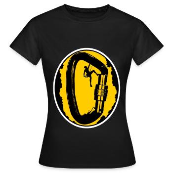 Escalade escalade escalade mur d’escalade montagne roche sport - T-shirt Femme - noir - Devant - AI Model Female 172 dark (172cm)