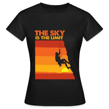 Escalade escalade escalade mur d’escalade montagne roche sport - T-shirt Femme - noir - Devant - AI Model Female 172 dark (172cm)