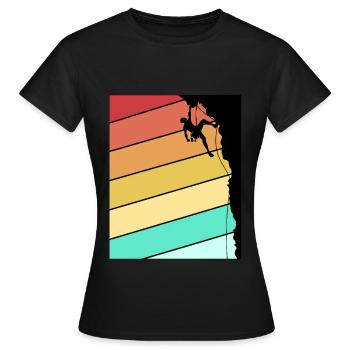 Escalade escalade escalade mur d’escalade montagne roche sport - T-shirt Femme - noir - Devant - AI Model Female 172 dark (172cm)