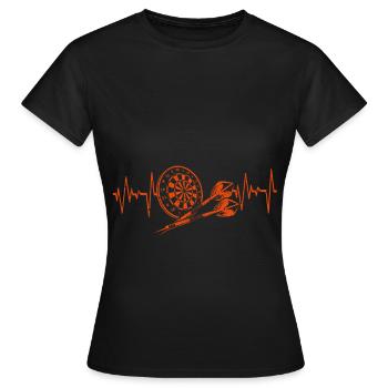 Dart - Frauen T-Shirt - Schwarz - Vorne - AI Model Female 172 dark (172cm)
