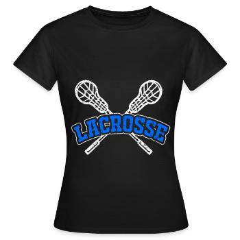 Lacrosse - T-shirt Femme - noir - Devant - AI Model Female 172 dark (172cm)