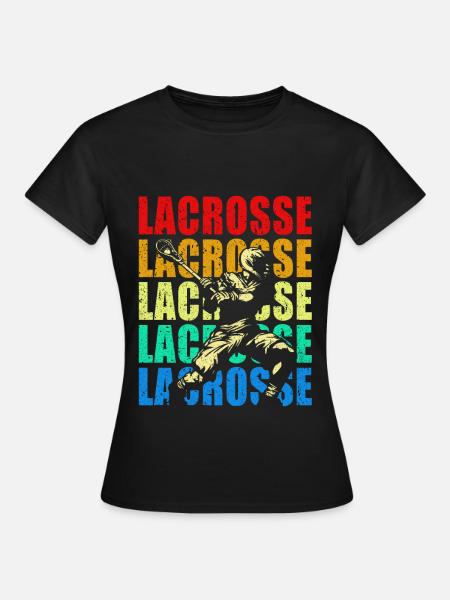 Lacrosse - Frauen T-Shirt - Schwarz