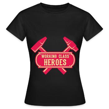 Cadeau rétro de mécanicien de classe ouvrière - T-shirt Femme - noir - Devant - AI Model Female 172 dark (172cm)