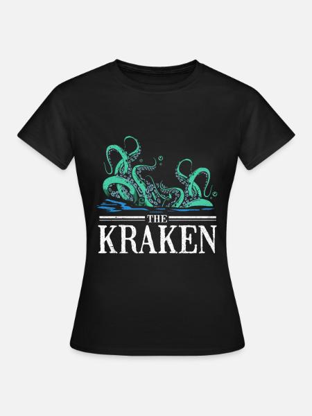 Kraken - Frauen T-Shirt - Schwarz
