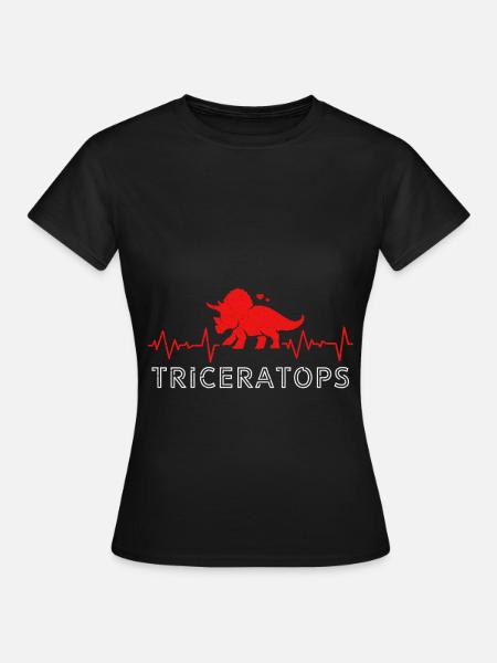 Triceratops - Women's T-Shirt - black