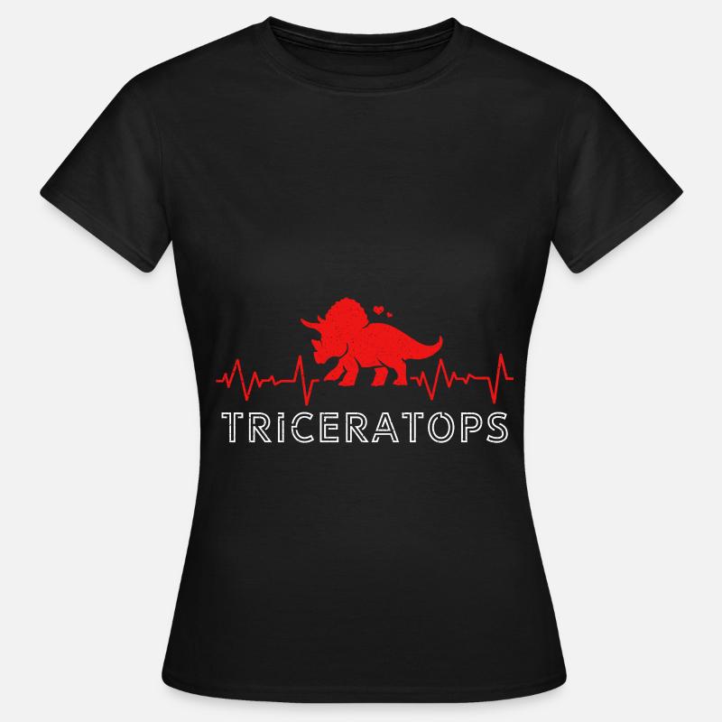 Triceratops - Women's T-Shirt - black