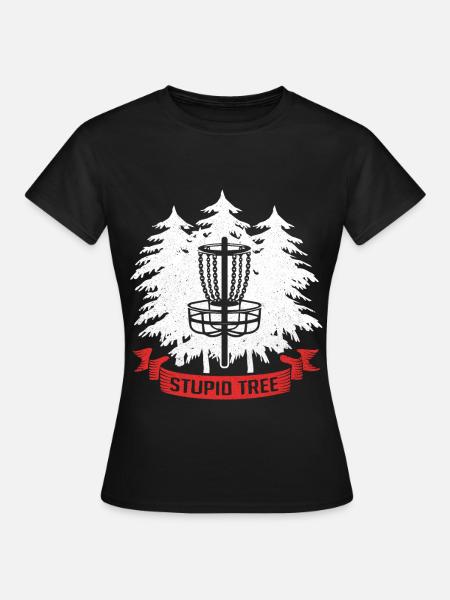 Frisbee - Frauen T-Shirt - Schwarz