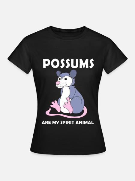 Opossum - Frauen T-Shirt - Schwarz
