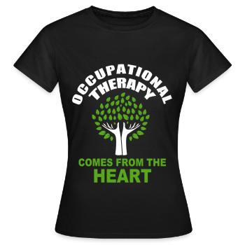 Therapy - Women's T-Shirt - black - Front - AI Model Female 172 dark (172cm)