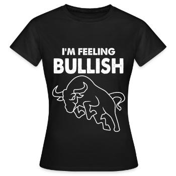 Bourse - T-shirt Femme - noir - Devant - AI Model Female 172 dark (172cm)
