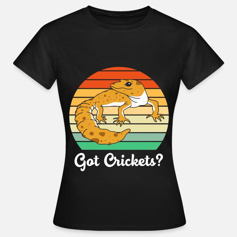 leopard gecko - Women's T-Shirt - black