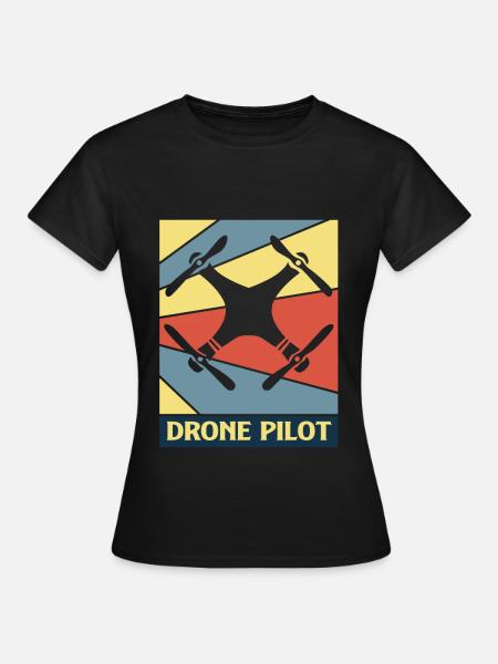 Drohne - Frauen T-Shirt - Schwarz
