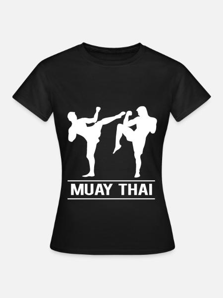 Muay Thai - Frauen T-Shirt - Schwarz
