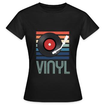 Platines - T-shirt Femme - noir - Devant - AI Model Female 172 dark (172cm)