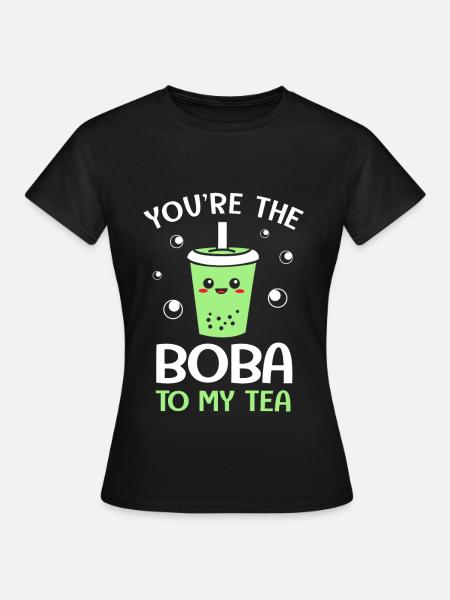 Bubble Tee Boba Tea - Frauen T-Shirt - Schwarz