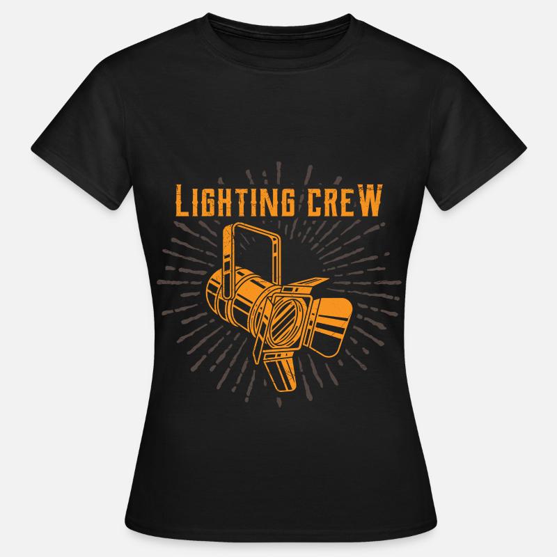 Technicien d’éclairage Lighting Crew - T-shirt Femme - noir