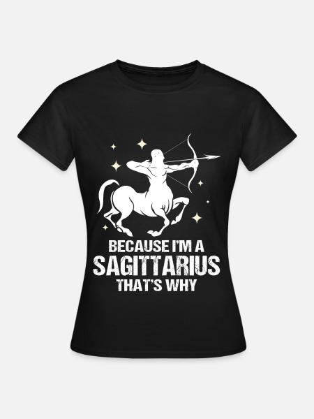 Sternzeichen Schütze - Frauen T-Shirt - Schwarz