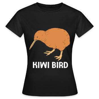 kiwi-oiseau kiwi - T-shirt Femme - noir - Devant - AI Model Female 172 dark (172cm)