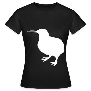 kiwi-oiseau kiwi - T-shirt Femme - noir - Devant - AI Model Female 172 dark (172cm)