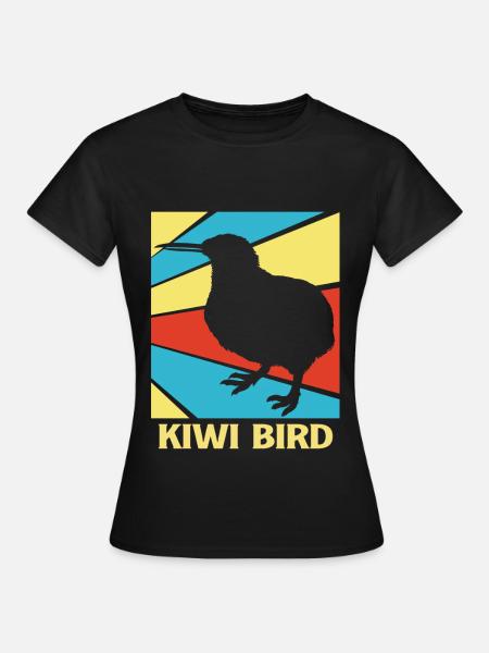 kiwi-vogel Kiwi Vogel - Frauen T-Shirt - Schwarz