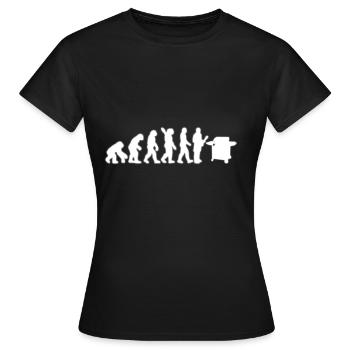 GASGRILL Grill Evolution - Frauen T-Shirt - Schwarz - Vorne - AI Model Female 172 dark (172cm)