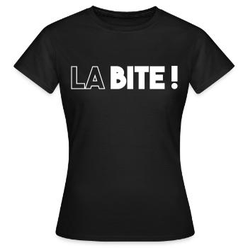 Geschenk lustig beauf zizi chibre zob teub schwanz - Frauen T-Shirt - Schwarz - Vorne - AI Model Female 172 dark (172cm)
