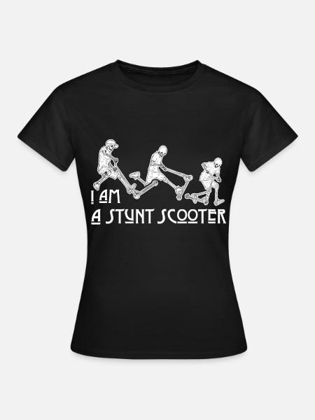 Stunt Scooter - Frauen T-Shirt - Schwarz