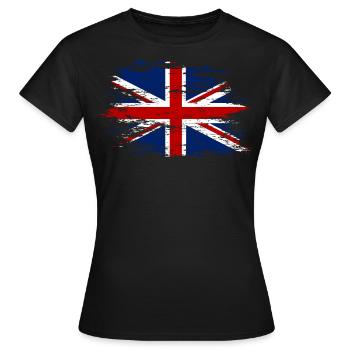 England used - Frauen T-Shirt - Schwarz - Vorne - AI Model Female 172 dark (172cm)