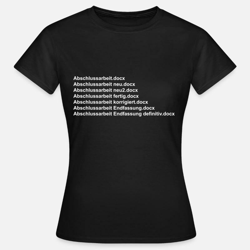thesis - Women's T-Shirt - black