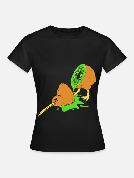 kiwi-vogel Kiwi Vogel - Frauen T-Shirt - Schwarz