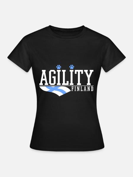 Beweglichkeit Finnland - Frauen T-Shirt - Schwarz