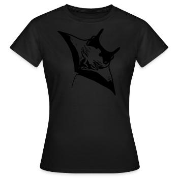 manta - T-shirt Femme - noir - Devant - AI Model Female 172 dark (172cm)