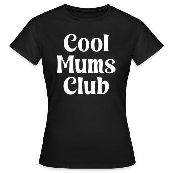 Club des mamans fraîches - T-shirt Femme - noir - Devant - AI Model Female 172 dark (172cm)