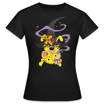Marsupilami Design Halloween Marsupilamie - Women's T-Shirt - black - Front - AI Model Female 172 dark (172cm)