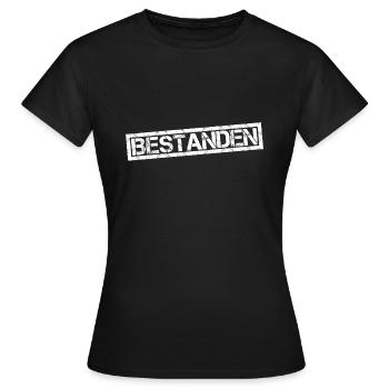 passé - T-shirt Femme - noir - Devant - AI Model Female 172 dark (172cm)