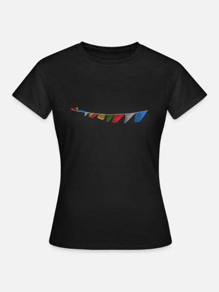 prayer simple no pole - Frauen T-Shirt - Schwarz