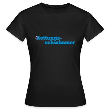 Rettungsschwimmer - Frauen T-Shirt - Schwarz - Vorne - AI Model Female 172 dark (172cm)