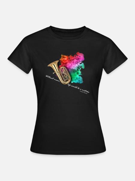 tuba - T-shirt Femme - noir