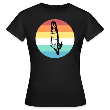 Windsurfer - T-shirt Femme - noir - Devant - AI Model Female 172 dark (172cm)