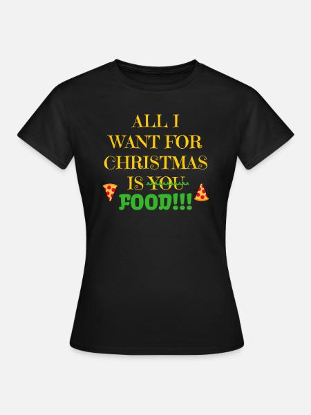 Christmas - Frauen T-Shirt - Schwarz