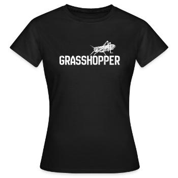 Grasshopper Grasshopper cicada - Women's T-Shirt - black - Front - AI Model Female 172 dark (172cm)