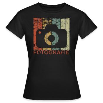 Photographie - photographie, photo, image, cadeau - T-shirt Femme - noir - Devant - AI Model Female 172 dark (172cm)